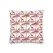 Load image into Gallery viewer, Giraffe Watercolor Children's Pillow