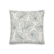 Load image into Gallery viewer, Grey Leaf Pillow #13