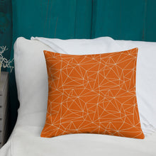 Load image into Gallery viewer, Orange Galaxy Pillow