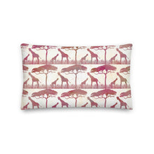 Load image into Gallery viewer, Giraffe Watercolor Children's Pillow
