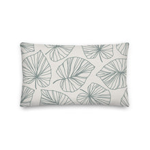 Load image into Gallery viewer, Grey Leaf Pillow #13