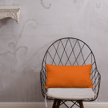 Load image into Gallery viewer, Orange Print Pillow #10