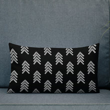 Load image into Gallery viewer, Tribal Arrow Design (white on black) #7