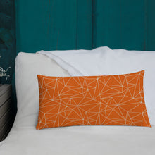 Load image into Gallery viewer, Orange Galaxy Pillow