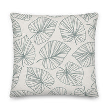 Load image into Gallery viewer, Grey Leaf Pillow #13