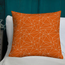 Load image into Gallery viewer, Orange Galaxy Pillow