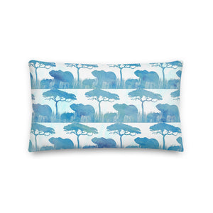 Elephant Watercolor Children's Pillow