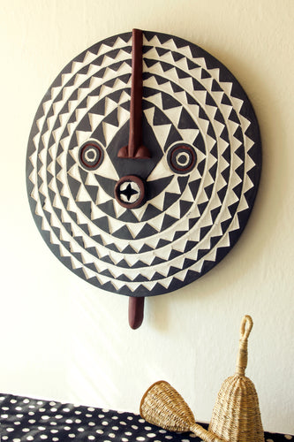 Wooden Sun Mask (Small)