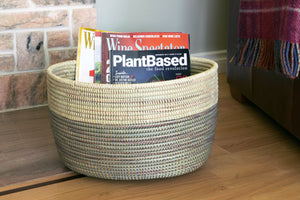 Sterling Dipped Knitting Basket