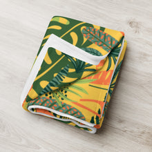 Load image into Gallery viewer, Tribal Tropic Throw Blanket